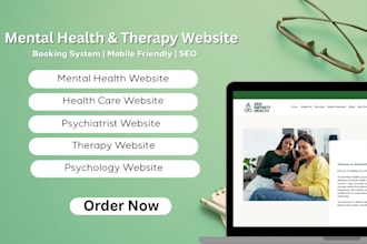 build therapy mental psychology psychiatrist yoga wellness website wix wordpress