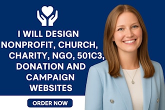create nonprofit website fundraising website crowdfunding for charity donation