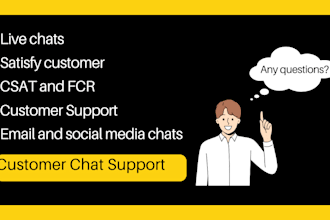 be your customer chat support assistant