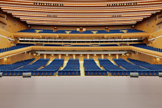 recreate3d concert hall rendering,auditorium interior,stage design,8k conference