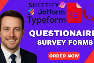 create custom typeform jotform google index form sheetify CRM automation expert