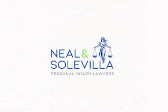 design modern fresh style female law firm logo