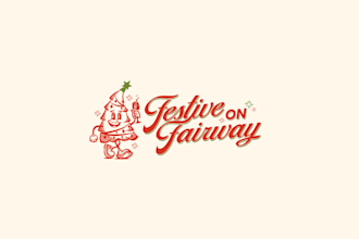 design unique festive fairway logo
