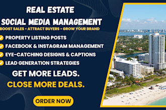be your real estate broker, home buyer, property management social media manager
