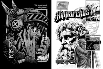 do customize illustration in pen and ink art style