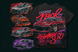 create a car or any vehicle illustrations
