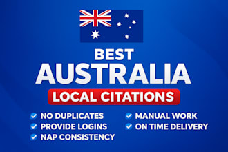 create best australia local citations