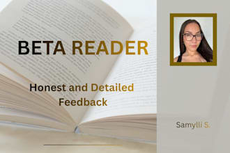 beta read your story and give honest feedback