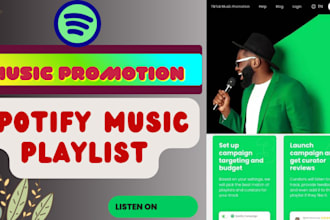 do spotify music promotion to 900 uk usa playlist curators