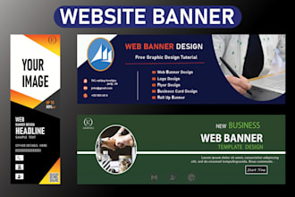 do website banner, ads banner and ecommerce banner design