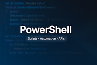 create automation scripts and tools with powershell