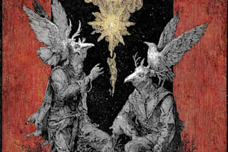 create dark art illustrations in pen and ink