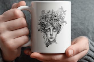 draw a mug or coffee mug design