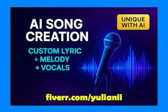 create a unique song using ai
