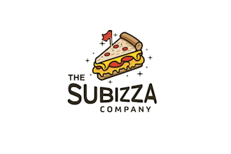 design pizza sub lovers logo