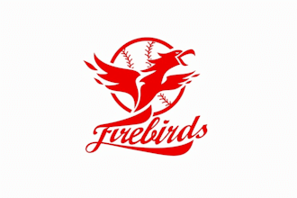 design awesome baseball under team logo