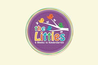 design childcare education kids and children logo