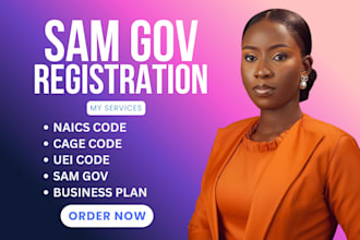 register you on sam gov, llc get uei, cage code, naics code, government contract