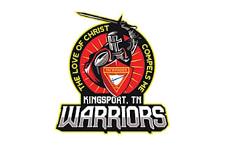 design christian warrior youth club logo