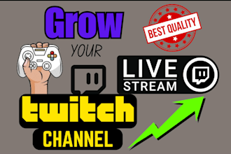 promote your twitch live stream safely with organic viewers and real engagement