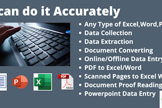 do data entry, copy paste