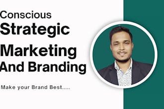 setup strategic branding and marketing content creation for conscious brands