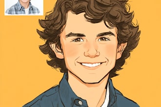 create bighead cartoon caricature from your photo