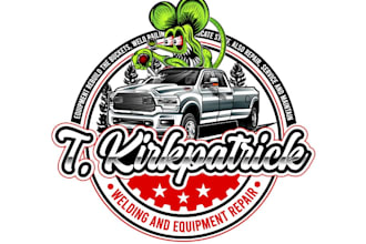 design professional welding and equipment repair logo