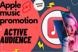 do organic USA apple  music promotion, apple music playlist , apple streams
