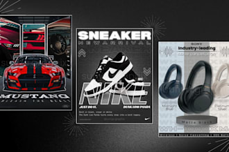 design stunning posters for events and brands