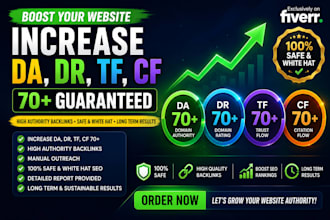 increase DR 70 plus, da 70 plus and tf cf 70 plus