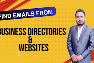 find emails from websites and business directories