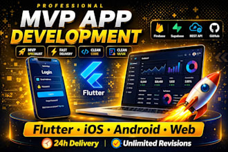 develop your mvp app, saas app, rapid prototype for business startups