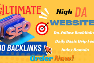 boost google ranking with 500 high da SEO backlinks