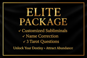 create subliminals name correction and 3 tarot readings