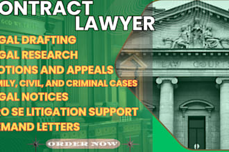 write legal contracts and agreements