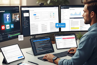 be your virtual assistant sidekick for admin, copywriting social media vibes