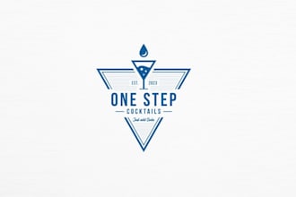 design awesome drinks brand logo