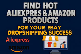 find hot aliexpress amazon products for your ebay dropshipping success