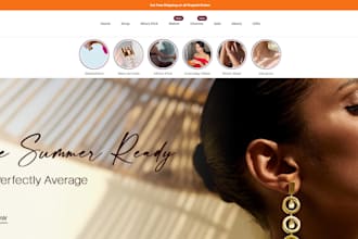 design jewelry shopify store