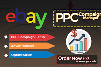 setup and optimize ebay PPC compaign, boost ebay store visibility