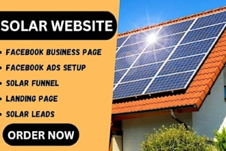 design high converting solar landing page