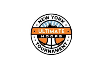 design glamorous basketball tournament logo