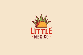 design a vintage high quality taco restaurant logo