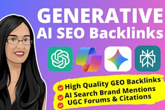 skyrocket ai SEO with high quality GEO backlinks or ai mentions