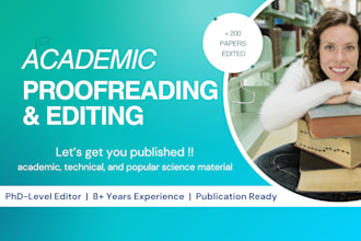 proofread and edit your manuscript