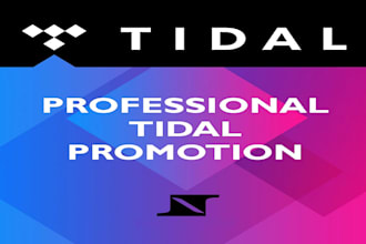 best professional tidal music promotion to real listeners