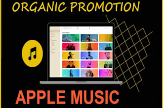grow your apple music monthly listeners with organic promotion