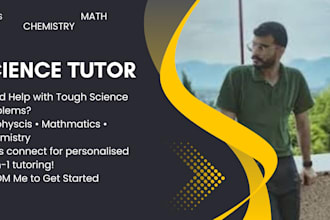 you general chemistry physics math calculus and discrete math