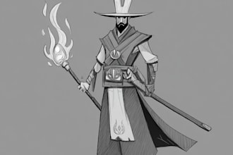 draw card game design, card game art